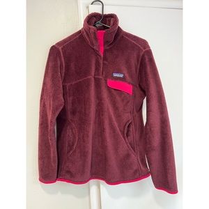 Patagonia Snap-T Fleece Pullover Maroon
